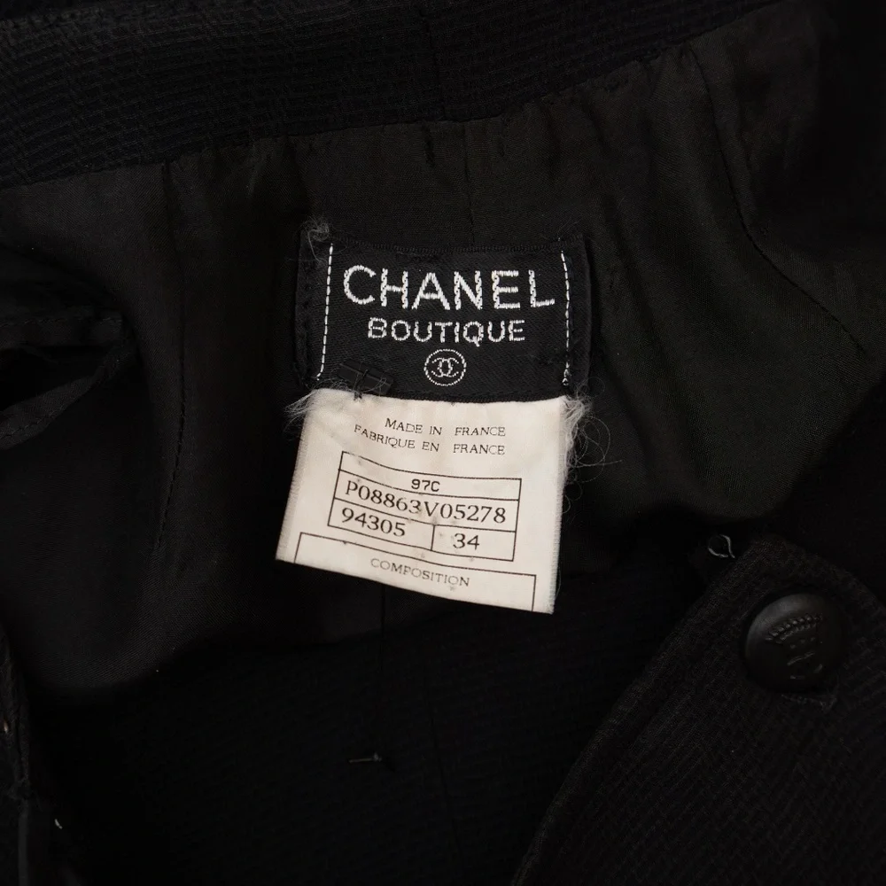 VTG Chanel Boutique High-Waisted Sailor Pants 1997 Cruise Collection/Size‎ US 2